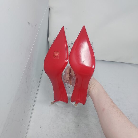Christian Louboutin Jelly Strass Bow Wedding Crystal PVC Pump - Picture 2 of 9